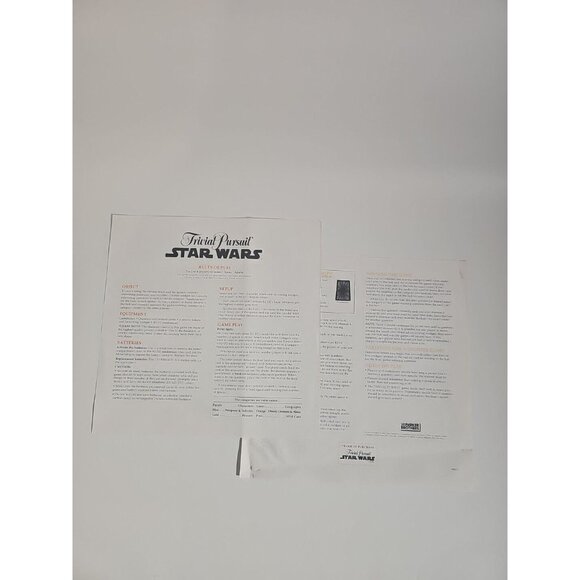 Trivial Pursuit Star Wars Classic Trilogy Collector's Edition Game - Picture 9 of 9